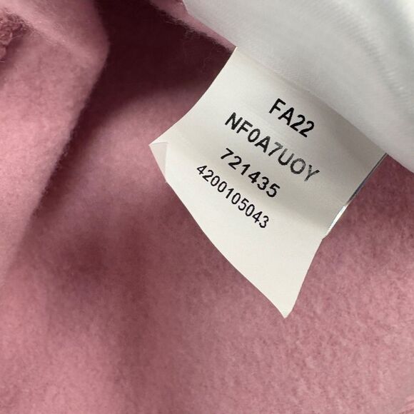 The North Face Women’s XXL Graphic Injection Crew Sweatshirt Pink Pullover - Picture 10 of 12